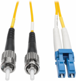 Duplex Singlemode Plenum Rated Fiber Patch Cable LC/ST, 5M (16.4 ft.)