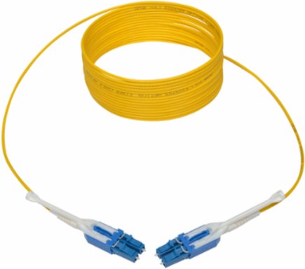 Duplex Singlemode Fiber Patch Cable, LC/LC, 5 Meter (16 ft), 10 Gbps