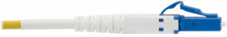 Armored Fiber Optic Cable, 100G Duplex Singlemode 9/125 OS2, LC/LC, LSZH, Yellow, 50 m