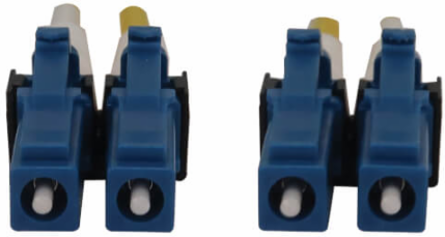 Fiber Optic Cable, 400G Duplex Singlemode 9/125 OS2, Switchable LC/UPC, LSZH, Yellow, 3 m
