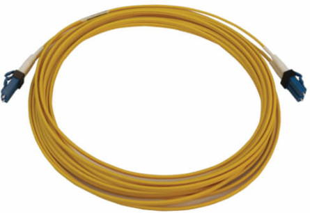 400G Duplex Singlemode 9/125 OS2 Fiber Optic Cable, LC/UPC M/M, LSZH, Yellow, 6 m