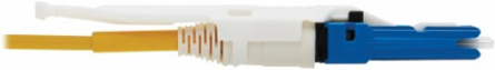 400G Duplex Singlemode 9/125 OS2 Fiber Optic Cable, CS-UPC/CS-UPC, LSZH, Yellow, 3 m