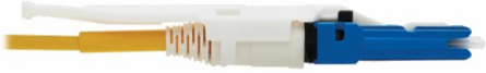400G Duplex Singlemode 9/125 OS2 Fiber Optic Cable, CS-UPC/CS-UPC, LSZH, Yellow, 10 m