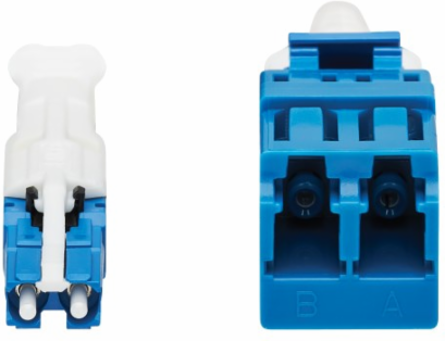 400G Duplex Singlemode 9/125 OS2 Fiber Optic Cable Adapter, CS-UPC/LC-UPC, M/F, LSZH, Yellow, 1 ft