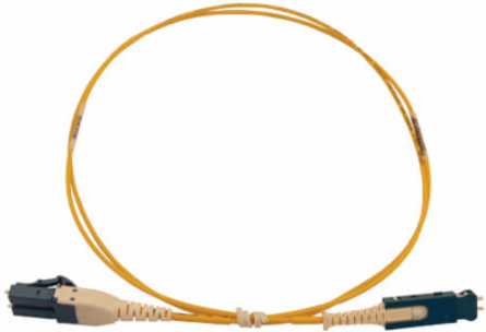 40/100/400G Singlemode 9/125 OS2 Fiber Optic Cable (Duplex SN-UPC to Duplex LC-UPC M/M), LSZH, Yellow, 2 m (6.6 ft.)