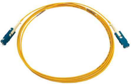 400G Singlemode 9/125 OS2 Fiber Optic Cable, Duplex SN-UPC M/M, LSZH, Yellow, 2 m