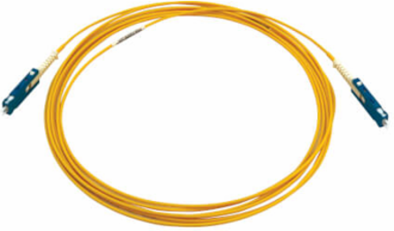 400G Singlemode 9/125 OS2 Fiber Optic Cable, Duplex SN-UPC M/M, LSZH, Yellow, 3 m