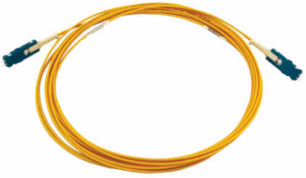 400G Singlemode 9/125 OS2 Fiber Optic Cable, Duplex SN-UPC M/M, LSZH, Yellow, 5 m