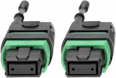 MTP/MPO Singlemode Patch Cable, 12 Fiber, 3 Meter, Yellow, 40/100 GbE
