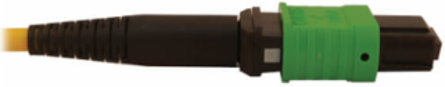 40/100/400G Singlemode 9/125 OS2 Breakout Fiber Optic Cable (16F MTP/MPO-APC to 8x Duplex SN-UPC F/M), LSZH, Yellow, 3 m (9.8 ft.)