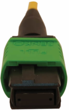 40/100/400G Singlemode 9/125 OS2 Breakout Fiber Optic Cable (16F MTP/MPO-APC to 8x Duplex SN-UPC F/M), LSZH, Yellow, 3 m (9.8 ft.)