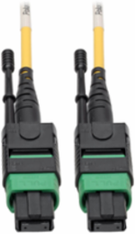 MTP/MPO Singlemode Patch Cable, 12 Fiber, 7 Meter, 40/100 GbE, Yellow
