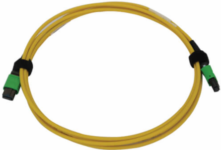 Fiber Optic Cable, MTP/MPO APC F/F, Singlemode 9/125 OS2, 40/100G, LSZH, Yellow, 2 m
