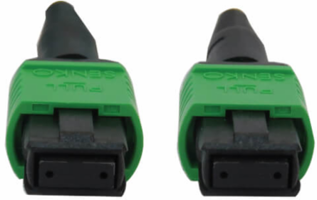 Fiber Optic Cable, MTP/MPO APC F/F, Singlemode 9/125 OS2, 40/100G, LSZH, Yellow, 5 m