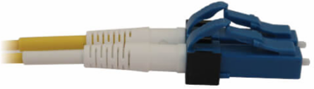 Fiber Optic Cable, MTP/MPO APC to 4x Duplex LC UPC, Singlemode 9/125 OS2, 400G, LSZH, Yellow, 5 m
