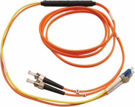 1M (3 ft.) Fiber Optic Mode Conditioning Patch Cable, ST/LC Connectors, Grit 62.5/125 Micron