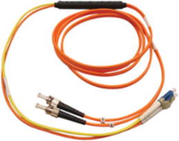 Fiber Optic Mode Conditioning Cable, 2M (6.6 ft), ST to LC, LSZH