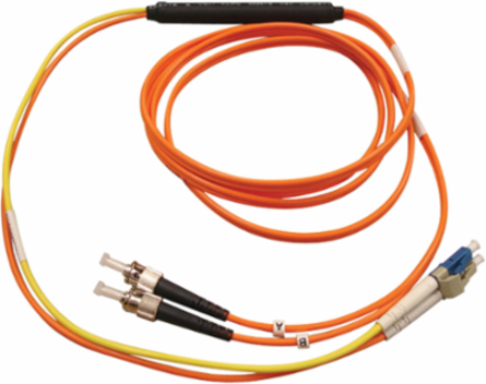 10 Meter LC to ST Fiber Optic Mode Conditioning Cable - Lifetime Warranty
