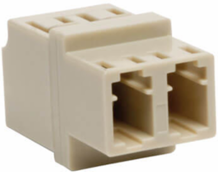 Duplex Multimode Fiber Optic Coupler LC/LC, 2 Fibers, Lifetime Warranty