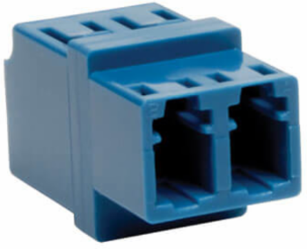 Duplex Singlemode Fiber Optic Coupler LC/LC, 2 Fiber, Lifetime Warranty