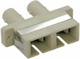 Duplex Multimode Fiber Coupler SC/ST, 2 Fiber Connections, Lifetime Warranty
