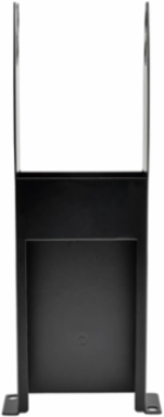 High-Density Fiber Cassette Sleeve 0U for 1 Cassette, Heavy-Duty Steel, Black