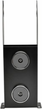 High-Density Fiber Cassette Sleeve 0U for 1 Cassette, Heavy-Duty Steel, Black