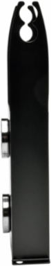 High-Density Fiber Cassette Sleeve 0U for 1 Cassette, Heavy-Duty Steel, Black