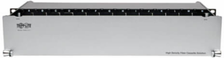 High Density Fiber Enclosure Panel, 2U, 14-Cassette Capacity, 19 Inch Rackmountable