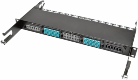 40 GB Pass-Through Fiber Cassette, 12-Fiber MTP/MPO Connections