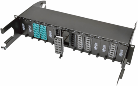 40 GB Pass-Through Fiber Cassette, 12-Fiber MTP/MPO Connections
