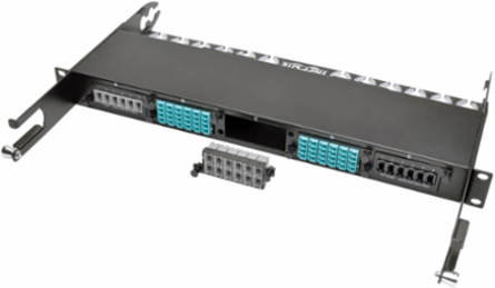 40 GB Pass-Through Fiber Cassette, 12-Fiber MTP/MPO Connections