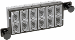 40 GB Pass-Through Fiber Cassette, 12-Fiber MTP/MPO Connections