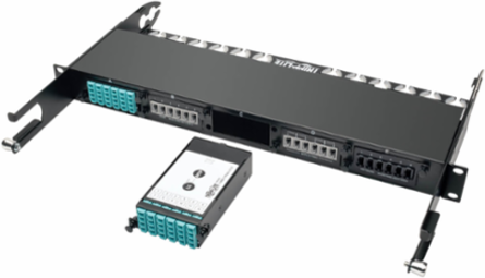 100Gb/120Gb to 10Gb Breakout Cassette - 24-Fiber OM4 MTP/MPO to 12 LC
