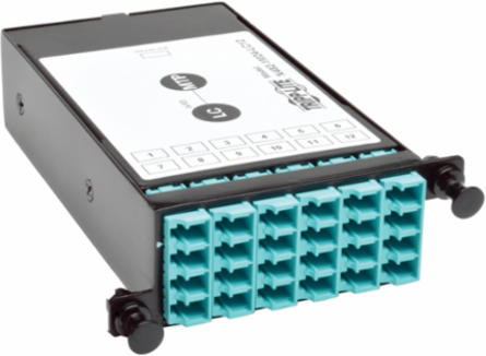 100Gb/120Gb to 10Gb Breakout Cassette - 24-Fiber OM4 MTP/MPO to 12 LC