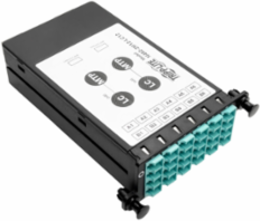 40Gb to 10Gb Breakout Cassette, 12-Fiber OM4 MTP/MPO to (x12) LC, 1.2 x 3.5 x 4.7 Inch
