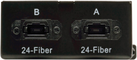 100/120Gb to 40Gb Breakout Cassette, 24-Fiber to 12-Fiber, Polarity B