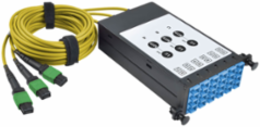 Fiber Breakout Cassette, 40Gb to 4 x 10Gb, 100Gb to 4 x 25Gb, 12 Ports
