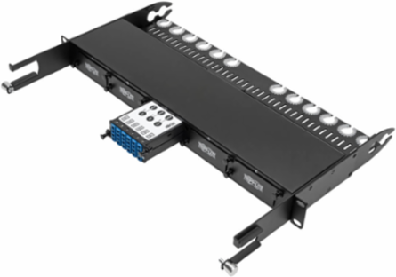 40/100Gb Singlemode Fiber Breakout Cassette, 12 Ports, MTP/MPO to LC Duplex 8.3/125