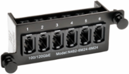 100/120Gb Pass-Through Cassette, 6 Ports, 24-Fiber MTP/MPO (Female)