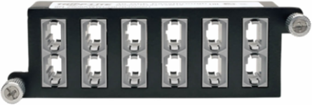 40Gb Pass-Through Cassette - 12-Fiber MTP/MPO (Female), Operating Temp -4 to 122 F