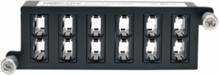 100/120Gb Pass-Through Cassette, 12 Ports, 24-Strand MTP/MPO (Female)