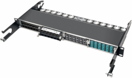 Cat6a Pass-Through Cassette with 12 RJ45 Ports, 10 Gbps Speeds