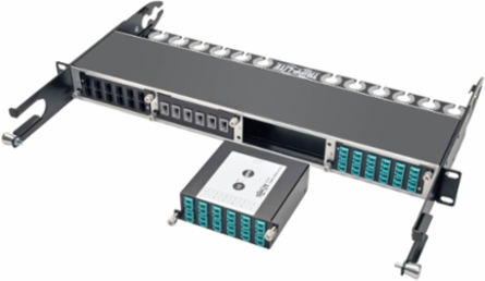 100/120Gb to 10Gb Breakout Cassette 24-Fiber OM4 with 12 LC Duplex Connections