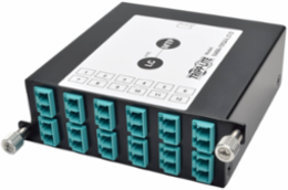 100/120Gb to 10Gb Breakout Cassette 24-Fiber OM4 with 12 LC Duplex Connections