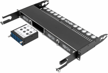 40/100Gb Singlemode Fiber Breakout Cassette, 12 Ports, 8-Fiber MTP/MPO to LC Duplex 8.3/125