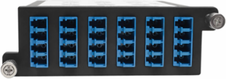 40/100Gb Singlemode Fiber Breakout Cassette, 12 Ports, 8-Fiber MTP/MPO to LC Duplex 8.3/125