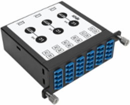 40/100Gb Singlemode Fiber Breakout Cassette, 12 Ports, 8-Fiber MTP/MPO to LC Duplex 8.3/125