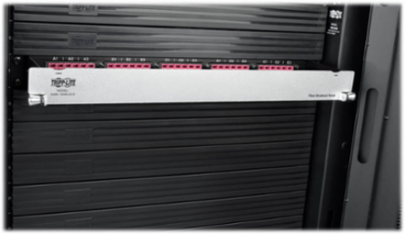 1U Fiber Breakout Patch Panel, 15 MTP to 60 LC Duplex OM4, Multimode