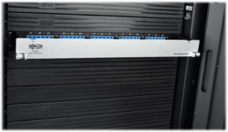 40/100Gb Fiber Breakout Patch Panel, 1U, 15 MTP to 60 LC Duplex Ports